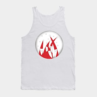 Funny Red Santa Claus Tank Top